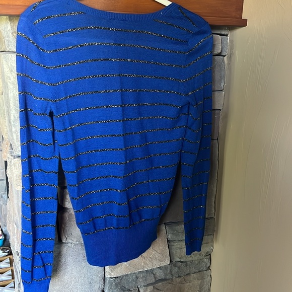 Ann Taylor Sparkly Stripe Sweater - Picture 4 of 4